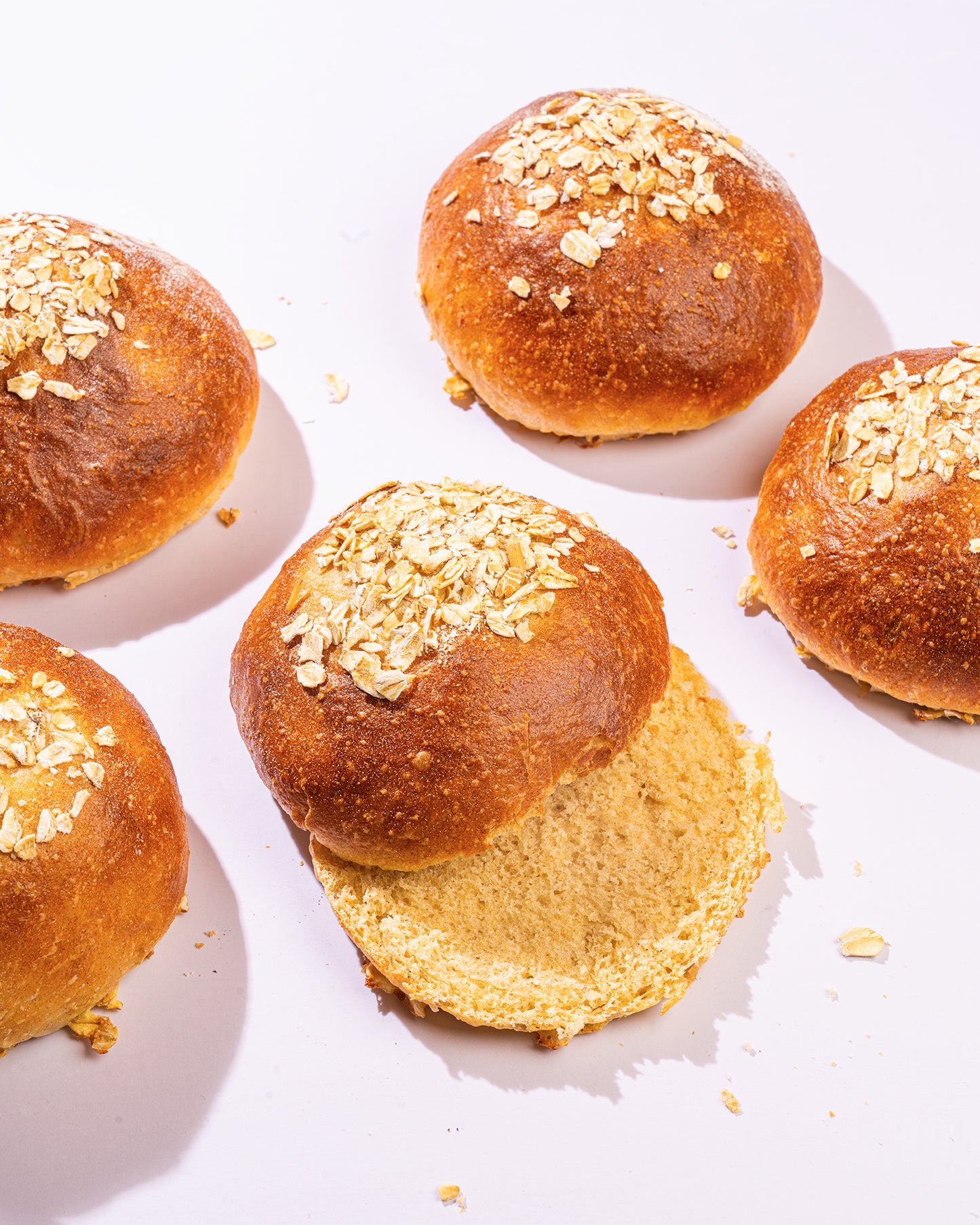 Sourdough Burger Buns Wholewheat - Pack of 4